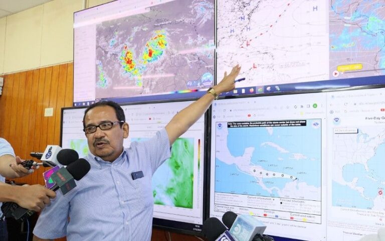 INETER informa sobre evolución de Tormenta Tropical Julia