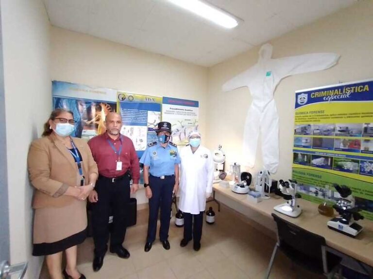 Inauguran Laboratorio de Criminalística en San Rafael del Sur