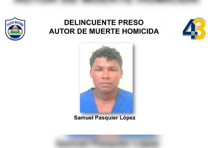 Capturan a homicida de Bilwi
