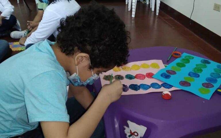 Realizan “Festival de Pintura Infantil” en el Centro de Salud Mental