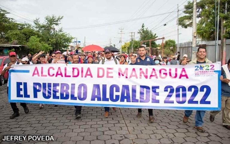 Militancia Sandinista realizó una caminata en saludo a octubre victorioso