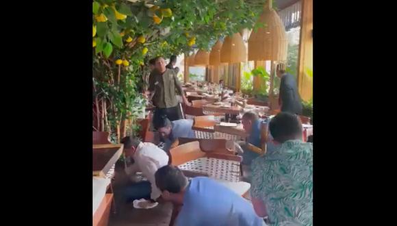 Reportan balacera en restaurante de México