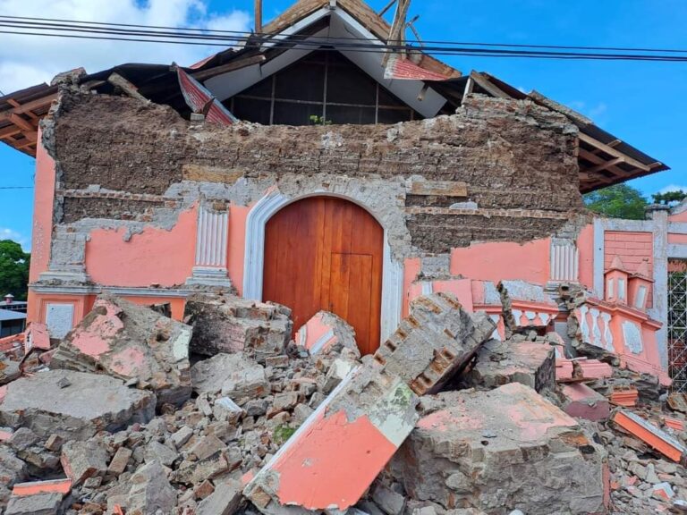 Gobierno acompañará la restauración del campanario de la iglesia El Calvario en Acoyapa