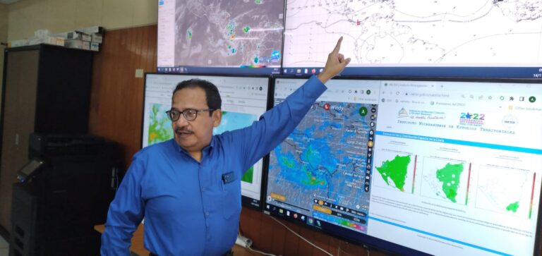 Bajas presiones se registrarán en Nicaragua