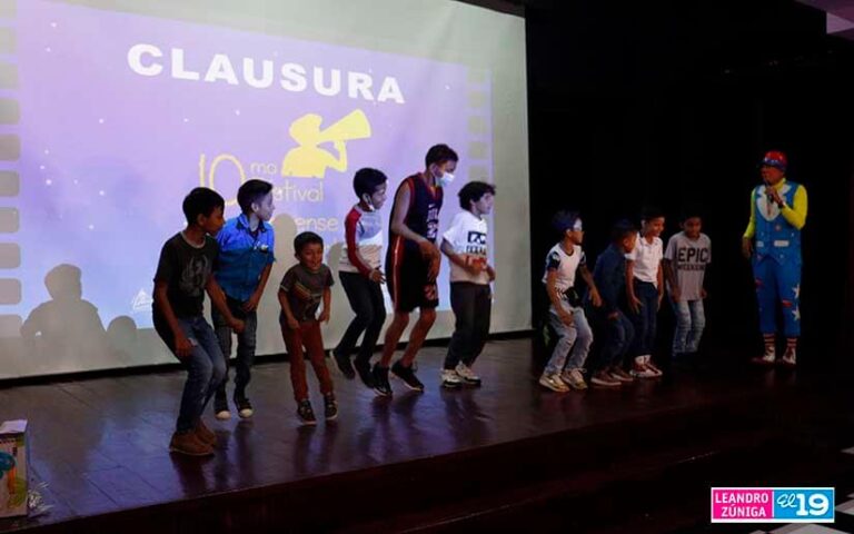 Niños disfrutan de la Clausura del festival infantil nicaragüenses