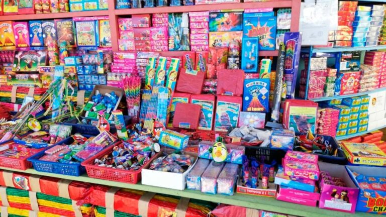 Comerciantes de pólvora tienen grandes expectativas para fin de año