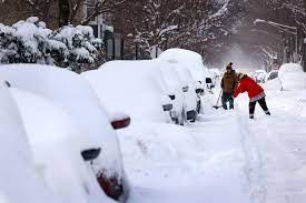 Servicio Meteorológico informa sobre fuertes tormentas y nevadas en EEUU.