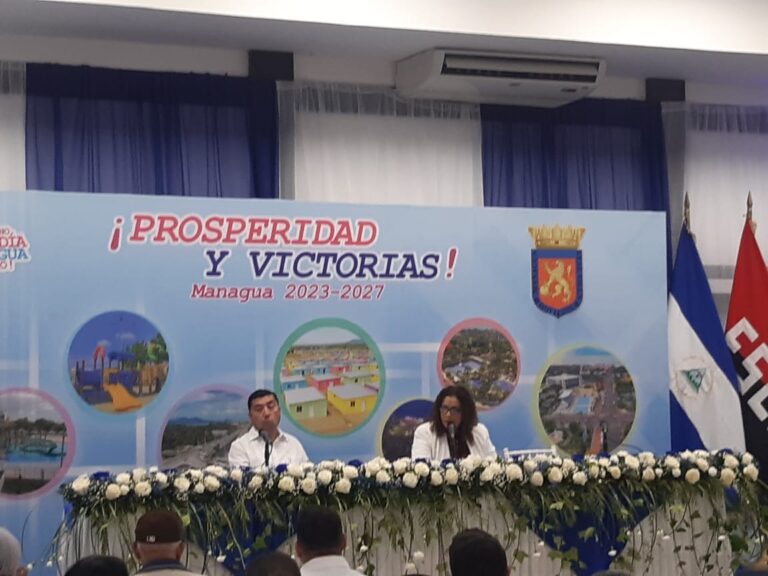 Se realiza toma de posesión de Gobierno Municipal de Managua 2023-2027