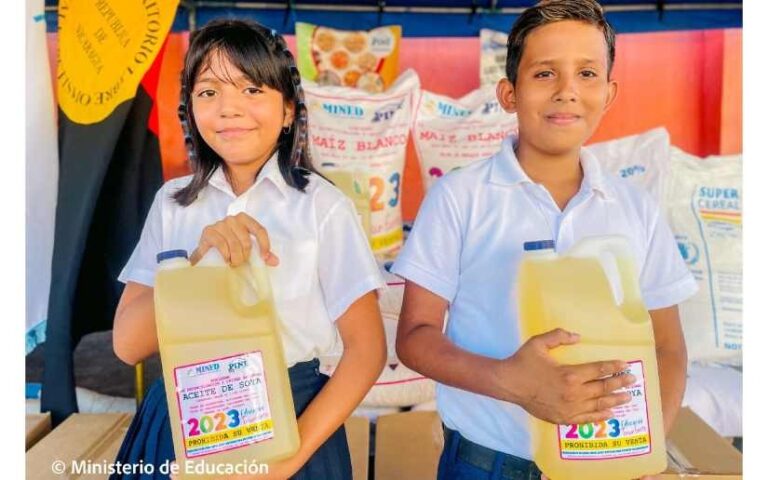 Llega primer cargamento de merienda escolar 2023 al departamento de Rivas