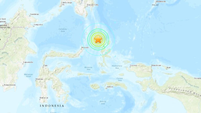Se registra frente a las costas de Indonesia un sismo de magnitud 7,0
