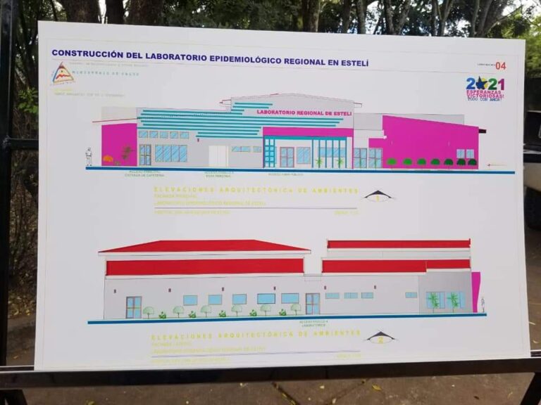 En un 92 % avanza construcción de Laboratorio de Epidemiología en Estelí