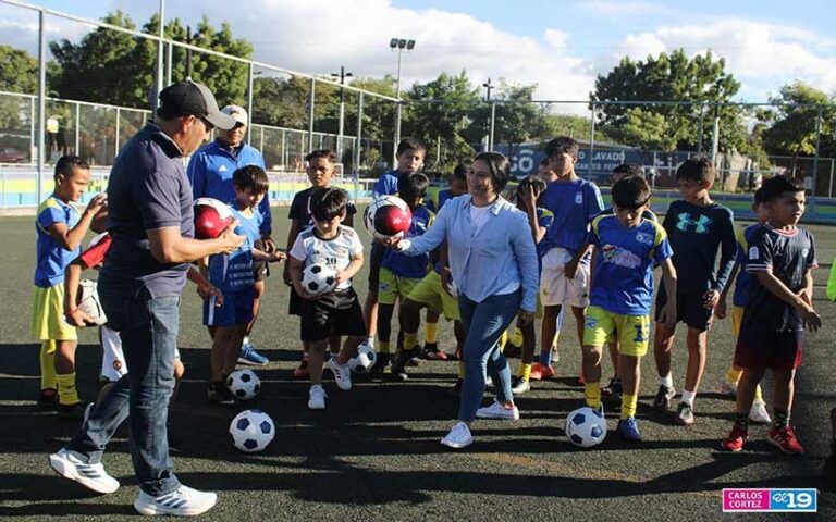 Inician clases deportivas de la Academia de Futbol de la Alcaldía de Managua