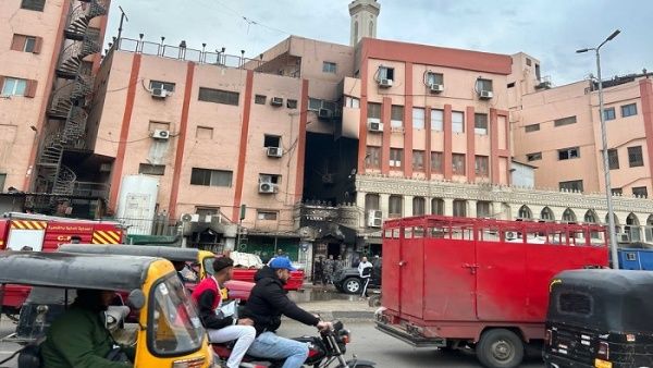 Incendio en un hospital en Egipto deja 2 fallecidos