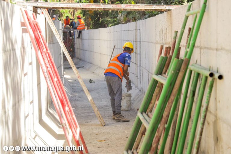 Finalizan la IV etapa de revestimiento del cauce Germán Pomares