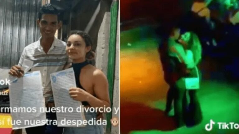 Firman el divorcio y lo celebran con su último baile
