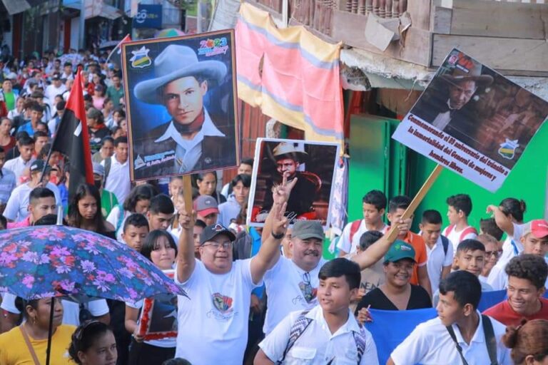 Militancia sandinista de Siuna conmemora el tránsito a la inmortalidad del General Sandino
