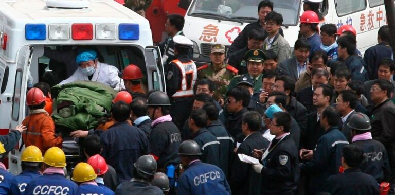 Colapso de una mina en China deja más de 50 personas desaparecidas