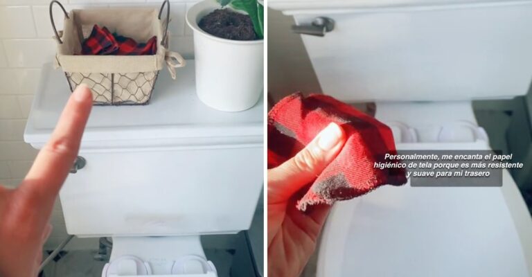 Sustituye el papel higiénico por ropa vieja para limpiarse el trasero