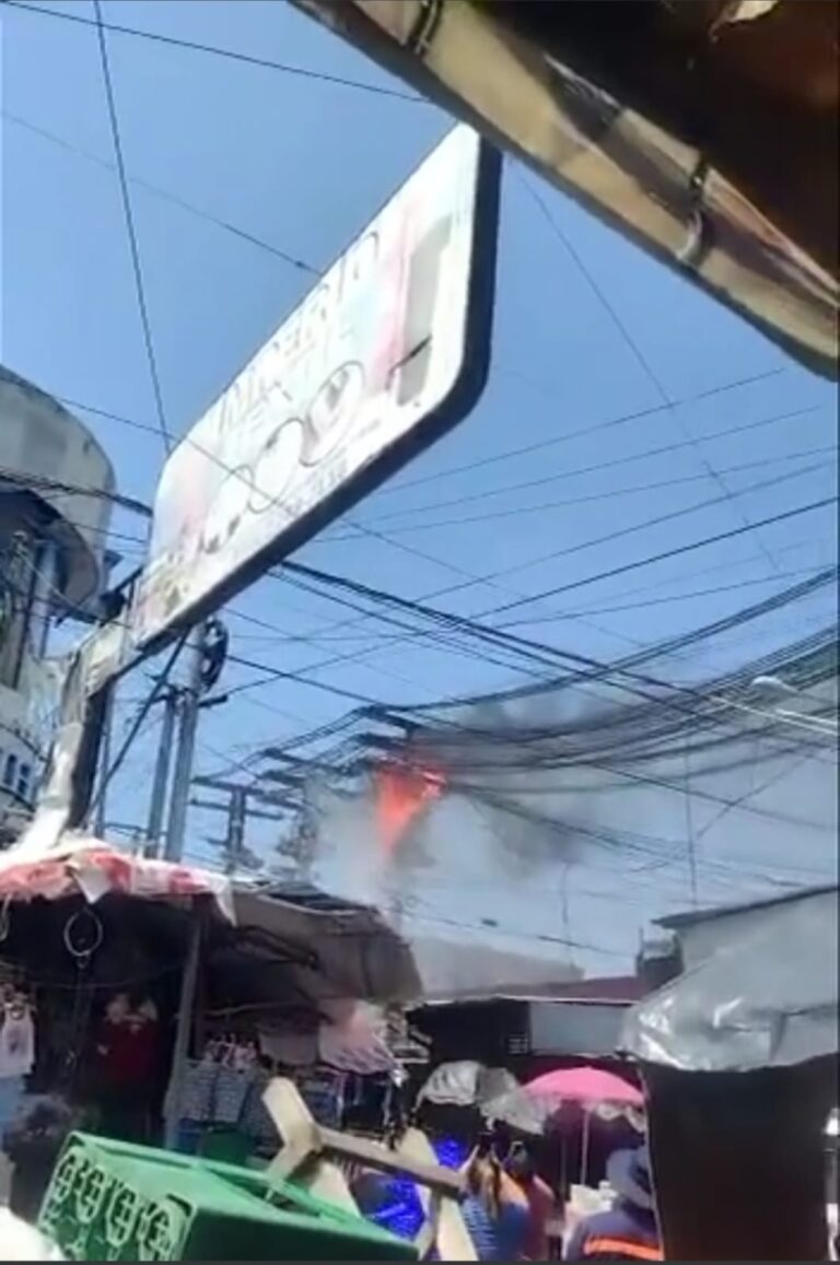 Conato de incendio se registra en el Mercado Oriental