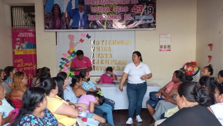 Usura Cero capitaliza a mujeres de Carazo