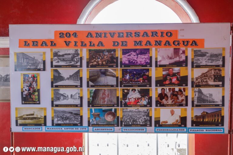 Nicaragua celebra el 204 aniversario de Fundación de la Leal Villa de Managua