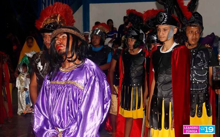 Saludan el Día Internacional del Teatro con Tradicional Judea en Ticuantepe