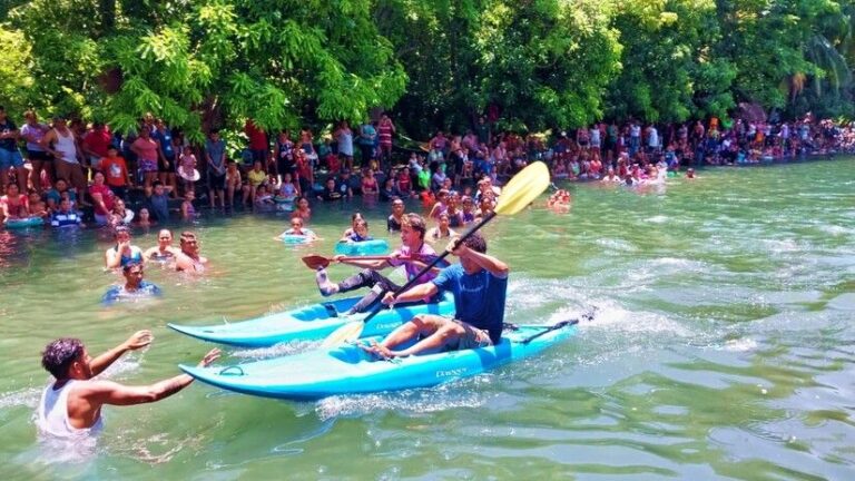 Realizan I Edición de Competencia de Kayac en balneario Campuzano