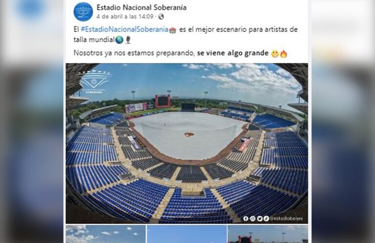 Estadio Nacional Soberanía se prepara para recibir artistas internacionales