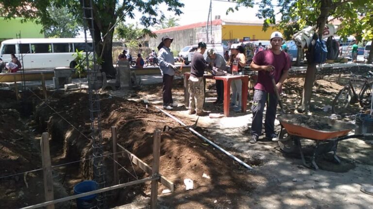 Avanza rehabilitación de Parque Universitario en Jinotepe
