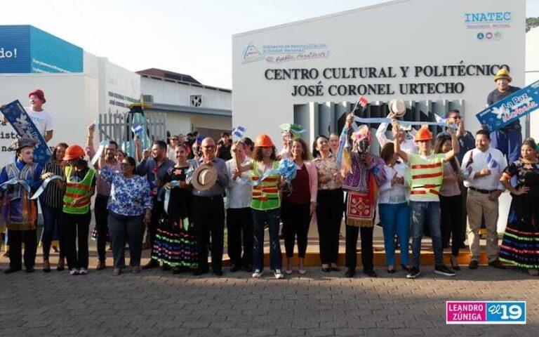 Inauguran Centro Cultural y Politécnico “José Coronel Urtecho” ¡No Volverá el Pasado!