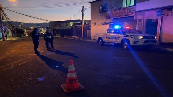 Operativo de seguridad en Costa Rica deja 100 detenidos