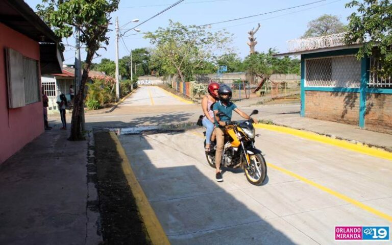Inauguran nuevas calles en Ciudad Sandino