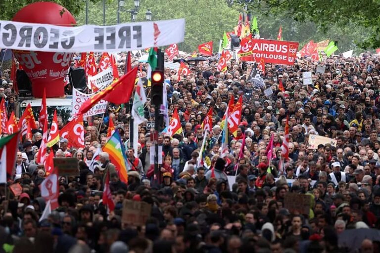 Protestas en París este 1 de mayo