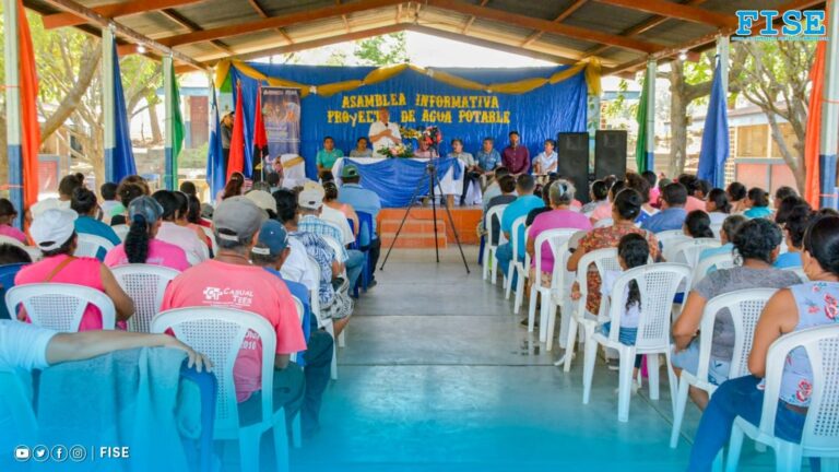 El FISE garantiza agua y saneamiento a familias de Nandaime