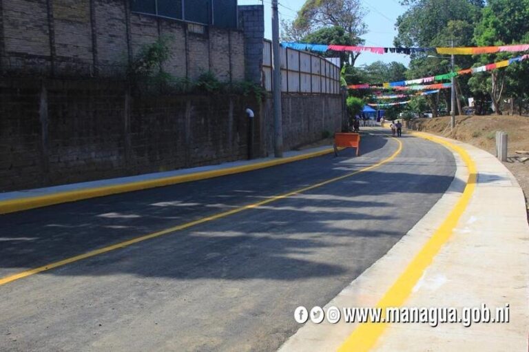 Inauguran mejoramiento vial y drenaje pluvial en la comarca Gracias a Dios