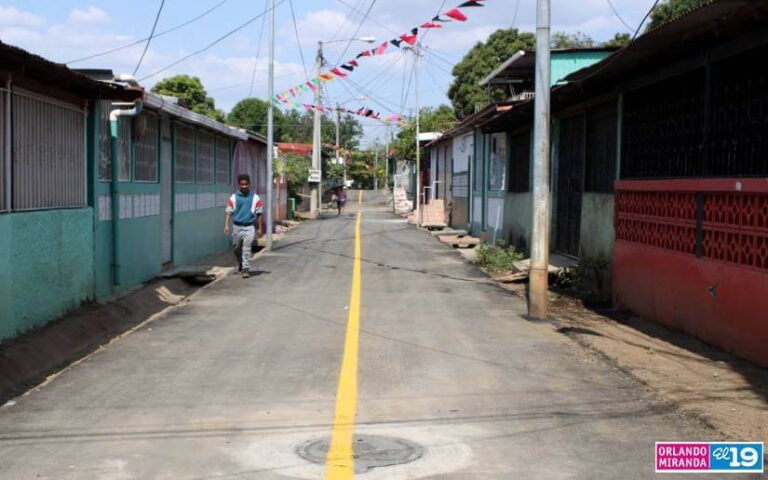 Más de 2 mil familias beneficiadas con el mejoramiento vial en el barrio Américas 1