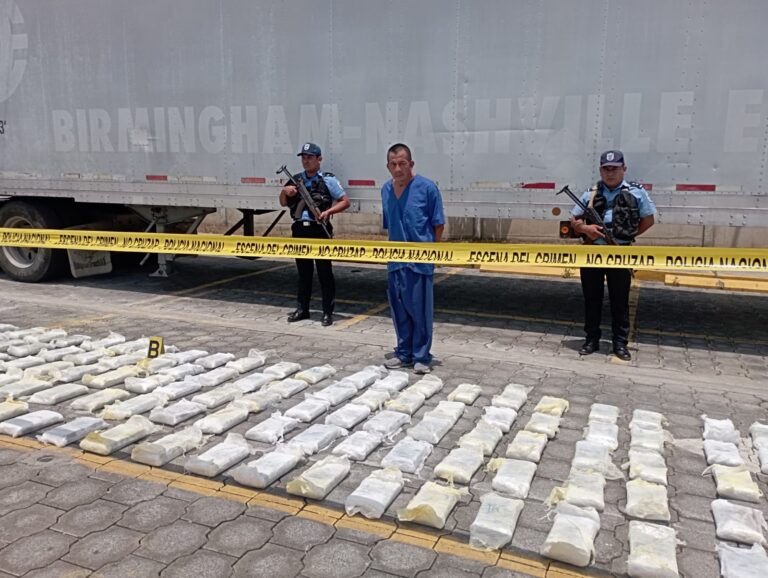 Policía de Nicaragua incauta droga valorada en 5 millones de dólares