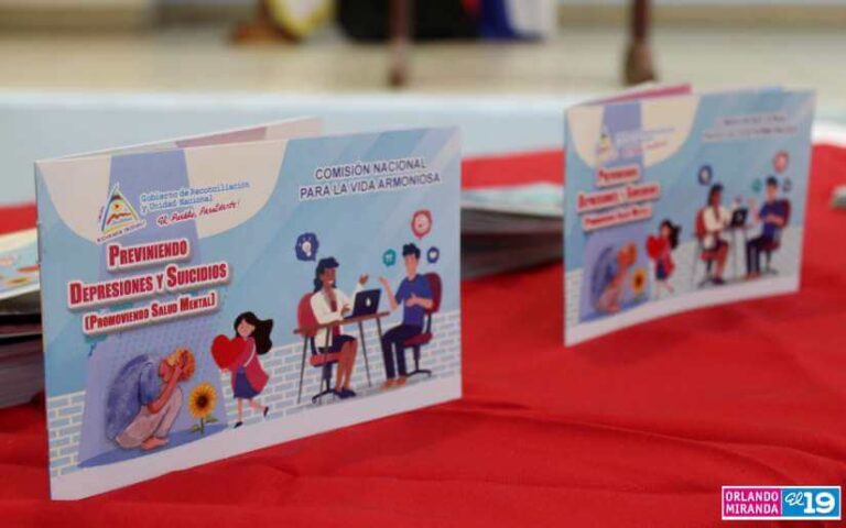 Nicaragua realizó el lanzamiento de la Cartilla Previniendo Depresiones, Suicidios y Promoviendo Salud Mental
