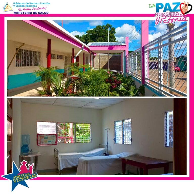 Puesto de Salud en Jinotepe con mejores condiciones