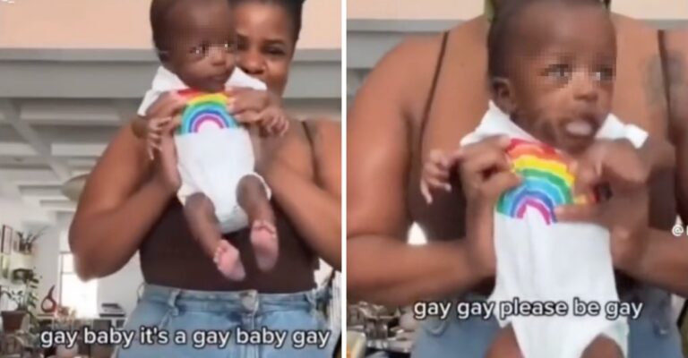 Madre pide a su hijo recién nacido que sea gay