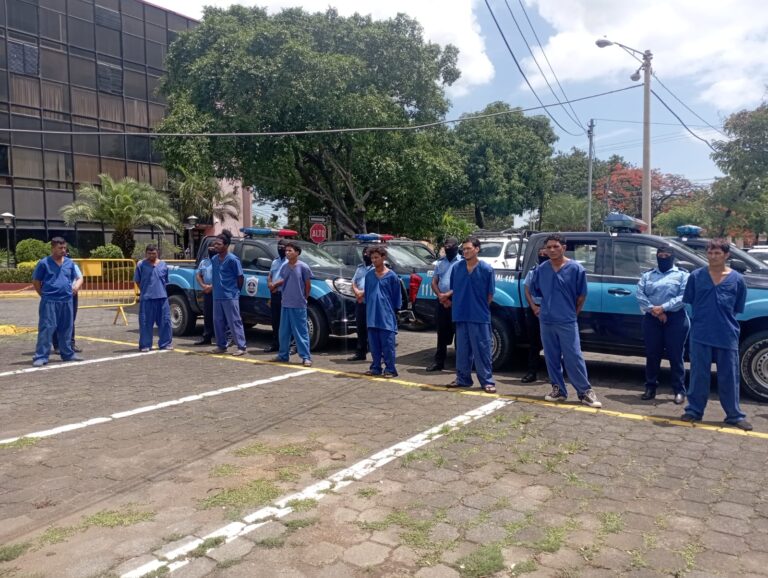 Ponen tras las rejas a 33 delincuentes en Nicaragua