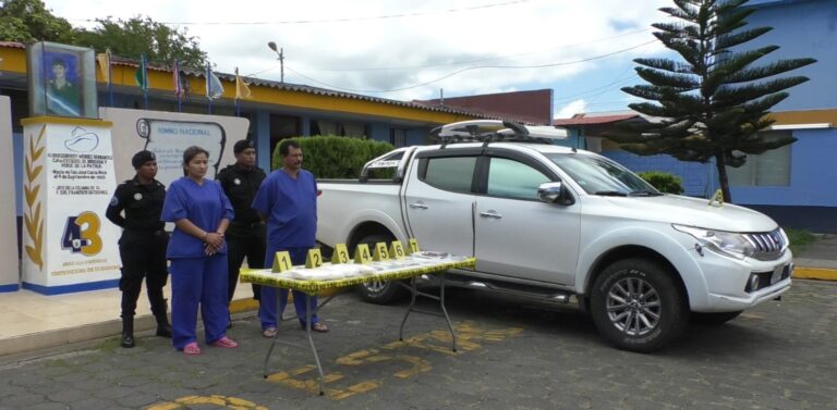 Incautan 4 kilos de cocaína en Rivas