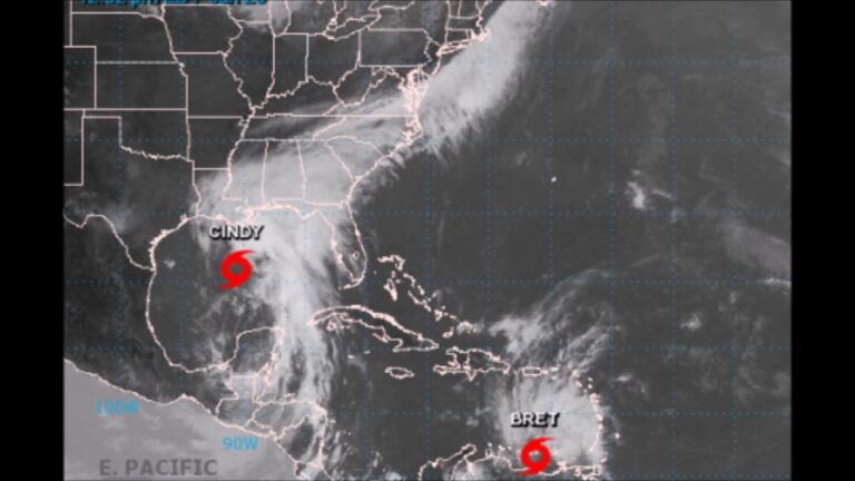 Se forma la tormenta tropical Cindy en el Atlántico