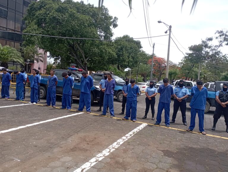 Ponen tras las rejas a 48 delincuentes en Nicaragua