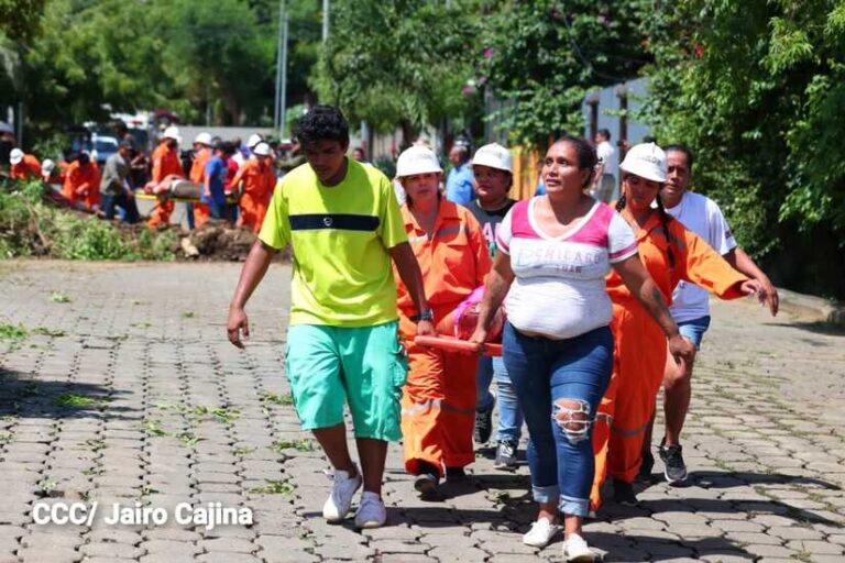 Familias nicaragüenses participan en el II Ejercicio para Proteger la Vida 2023