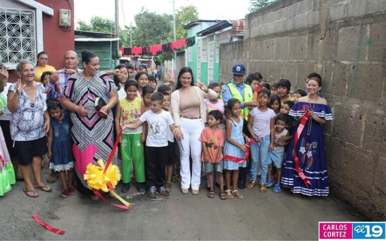 Inauguran calles en el barrio Julio Buitrago