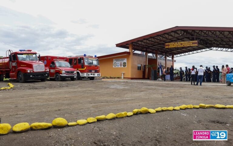 Inauguran una Estación de Bomberos en San Benito