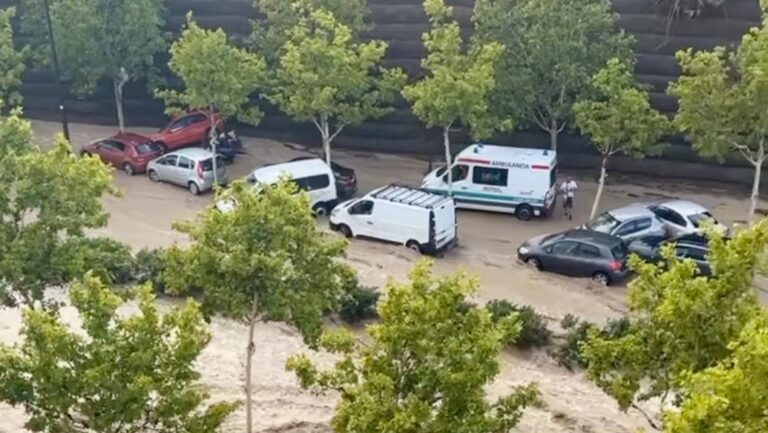 Fuertes lluvias dejan cuantiosos daños en España