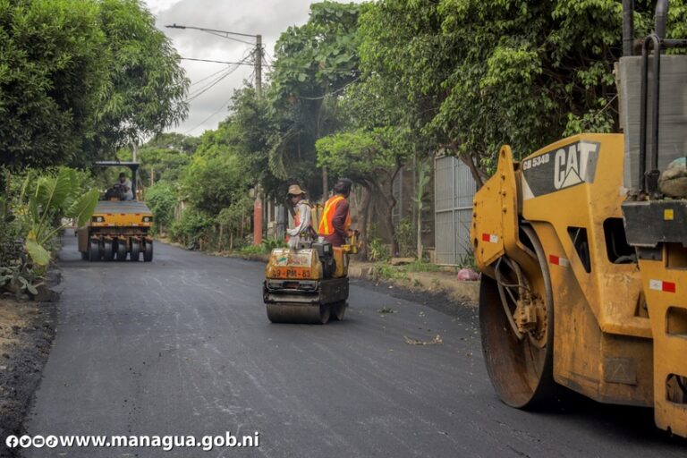 Programa Calles para el Pueblo en Managua tiene un 40.8% de avance