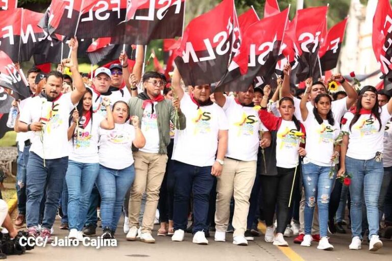 Juventud Sandinista visita la casa donde fue asesinado el Comandante Julio Buitrago
